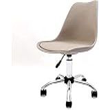 CADEIRA SAARINEN OFFICE CROMADO CX 1 PP NUDE