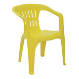 Cadeira Tramontina Atalaia Em Polipropileno Amarelo