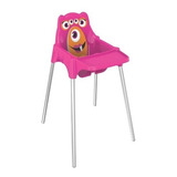Cadeirao Infantil Refeicao Monster Rosa Tramontina