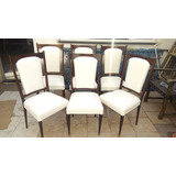 Cadeiras De Jantar Anos 60 Em Jacarandá Restauradas