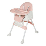 Cadeirinha Bebê Alimentação Portátil Honey Rosa Maxi Baby