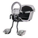 Cadeirinha Bicicleta Aro 29 Frontal Flexbike Engate Rapido Cor Cinza