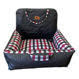 Cadeirinha Cama Carro Pet Passante P Cinto Segurança Cão