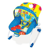 Cadeirinha De Balanço Musical Vibratória Rocker Azul Mastela