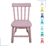 Cadeirinha De Madeira Resistente Com Pintura Para Crianças