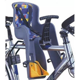 Cadeirinha Infantil Bicicleta Engate Rápido Dianteira Cinza