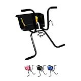 Cadeirinha Infantil Bike Baby Dianteira Para Crianças De Até 15kg Passeio Bicicleta C Cinto Cor Preta