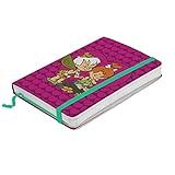 Caderneta De Anotação Hanna Barbera Flintstones Baby Pebbles And Bam Bam Fundo Rosa Urban 14x9 5 Cm