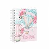 CADERNETA DE VACINAÇÃO PERSONALIZADA BALÃO DE AR MENINA