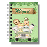 Caderneta De Vacinação Safari Personalizada Capa