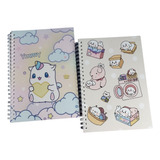 Caderneta Fofo Divisórias Hello Kitty kawwaii