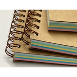 Caderno A5 Miolo Color Liso 125 Fls Wire o Capa Dura 01 Unid