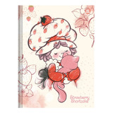 Caderno Animativa Brochura Bochura 160 Folhas Listradas 1 Assuntos Unidade X 1 24cm X 18cm Moranguinho Cor Creme