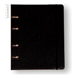 Caderno Argolado Cicero Fichário Caderno Criativo Argolado Organizador 100 Folhas Pautado Tamanho 17x24 Cor Preto