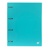 Caderno Argolado Fichário Escolar Azul Claro A4 Yes Colegial