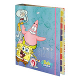Caderno Argolado Universitário Dac Bob Esponja 5106