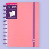 Caderno Caderno Inteligente Color G Linhas Brancas 140 Folhas Offset 90g 120 Pautadas Linhas Brancas 20 Lisas 4 Assuntos Unidade X 1 28cm X 21 5cm Rose Rose