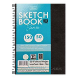 Caderno Capa Dura Sketchbook A5 Espiral