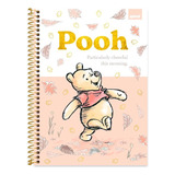 Caderno Capa Dura Ursinho Pooh 1 Matéria 80 Folhas 200x275mm