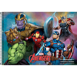 Caderno Cartografia Capa Dura Tilibra Avengers