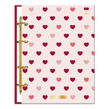 Caderno Colegial Argolado Capa Plástica It s Love Ilca04