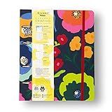 Caderno Criativo Argolado Organizador Pólen Pautado 17X24 Flores Marinho Cicero
