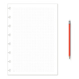 Caderno Criativo Refil 50f Pontilhadas Discos Inteligente A5