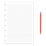 Caderno Criativo Refil 50f Quadriculadas Discos Inteligente