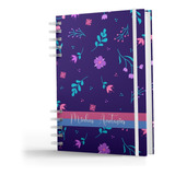 Caderno De Anotações 200 Pag Coleção Floral Garden