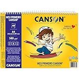 Caderno De Desenho Meu Primeiro Canson A4 Com 40 Folhas Canson