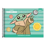 Caderno De Desenho Star War Cartografia 80f Mandalorian Yoda
