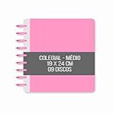 Caderno De Disco 10 Matérias Capa Dura Escolar Com Divisórias A4 Universitario Colegial A5 A6 Infinito Sistema Inteligente Coleção Clássico Color Color Clássico MINI A6 