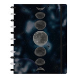 Caderno De Disco Inteligente Grande Cosmos Fases Da Lua