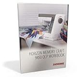 Caderno De Exercícios Para Máquina De Costura Janome Horizon Memory Craft 9450 QCP