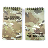 Caderno De Notas Tático Impermeável Bloco A Prova De Água