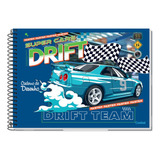 Caderno Desenho C d 80f Meia Pauta Super Cars Drift Credeal