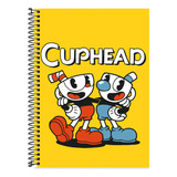 Caderno Escolar Cuphead 10 Matérias Capa