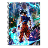 Caderno Escolar Universitário 20 Mat 400fls Goku