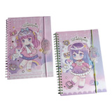 Caderno Fofo Divisórias Hello Kitty kawwaii