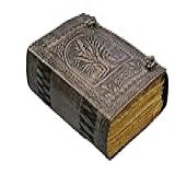 Caderno Grande De 600 Páginas Caderno De Esboços Couro Encadernado Em Couro Capa De Diário Grimório Feito à Mão Vintage Livro Encantado De Sombras Caderno De Couro Encantado Carvão 