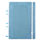 Caderno Inteligente Grande Let s Glitter Ocean Blue
