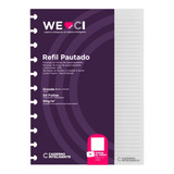 Caderno Inteligente Refil Grande Pautado 90g