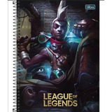 Caderno League Of Legends 10 Matérias