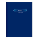 Caderno Livro Ponto Controle Horario 4 Assinaturas Capa Dura