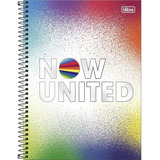 Caderno Now United Capa Dura Universitário 10 Matérias