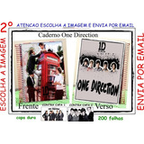 Caderno One Direction Capa Dura 10 M Personalizado Mod2
