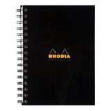 Caderno Rhodia Notebook A5 Capa Preta