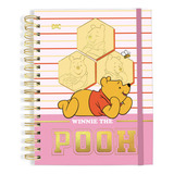 Caderno Smart Colegial Disney Pooh 10 Divisórias Dac