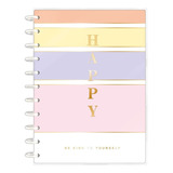 Caderno Tilidisco Argolas Removíveis Inteligente Happy 1m