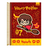 Caderno Univer Capa Dura Harry Potter 10 Matérias 200x275mm Cor Hogwarts